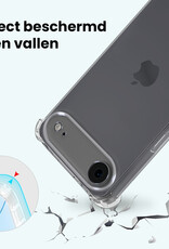 Forterra Forterra iPhone Air Hoesje Shockproof Met Screenprotector Met Dichte Notch