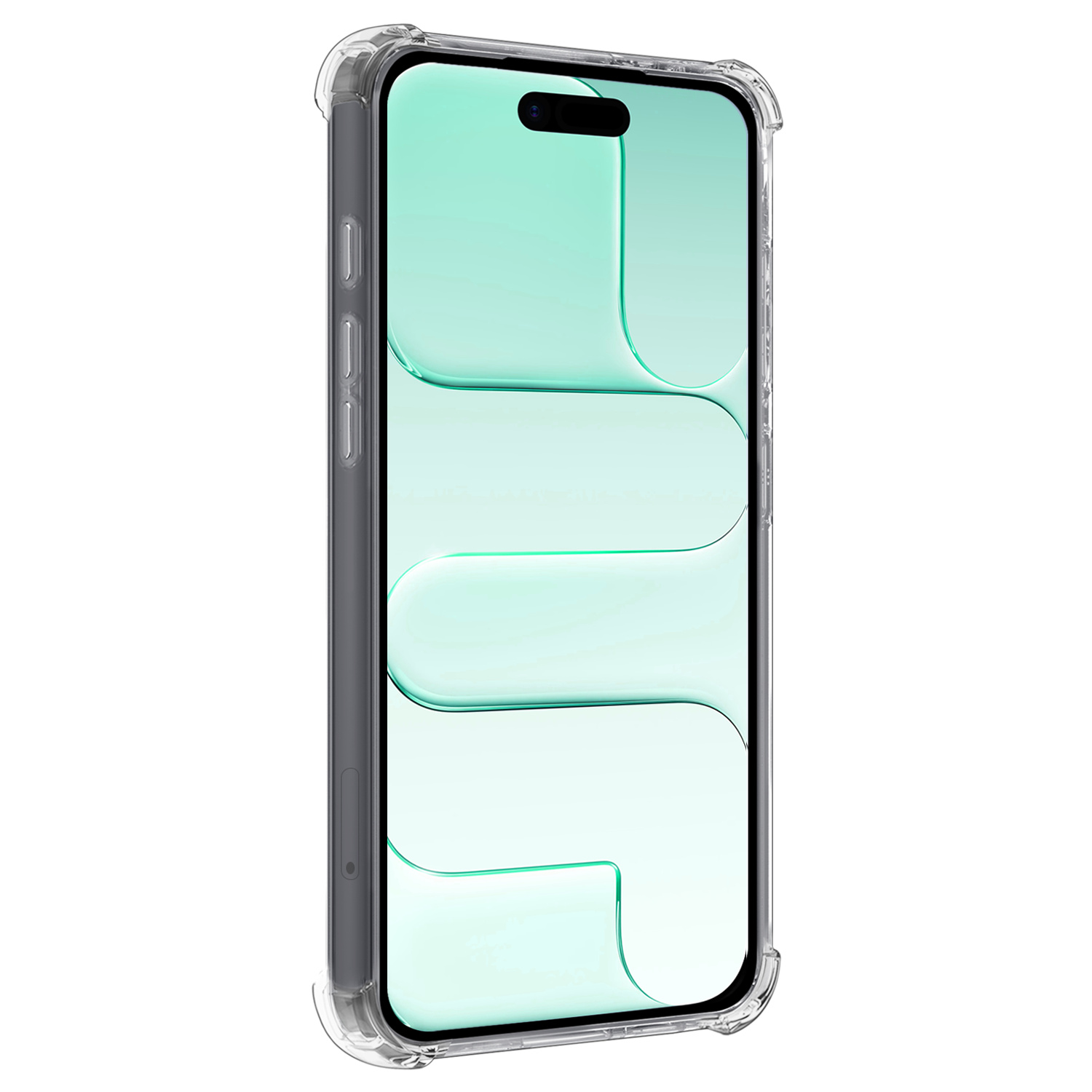 Forterra Forterra iPhone Air Hoesje Shockproof Met 2x Screenprotector Met Dichte Notch