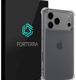 Forterra Forterra iPhone 17 Pro Hoesje Shockproof - Transparant