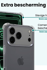 Forterra Forterra iPhone 17 Pro Max Hoesje Shockproof Met Screenprotector Met Dichte Notch