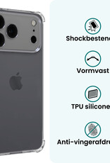 Forterra Forterra iPhone 17 Pro Max Hoesje Shockproof Met 2x Screenprotector Met Dichte Notch