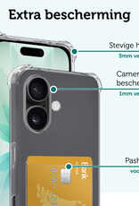 Forterra Forterra iPhone 17 Hoesje Pashouder - 2 PACK