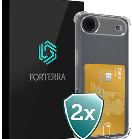 Forterra Forterra iPhone Air Hoesje Pashouder - 2 PACK