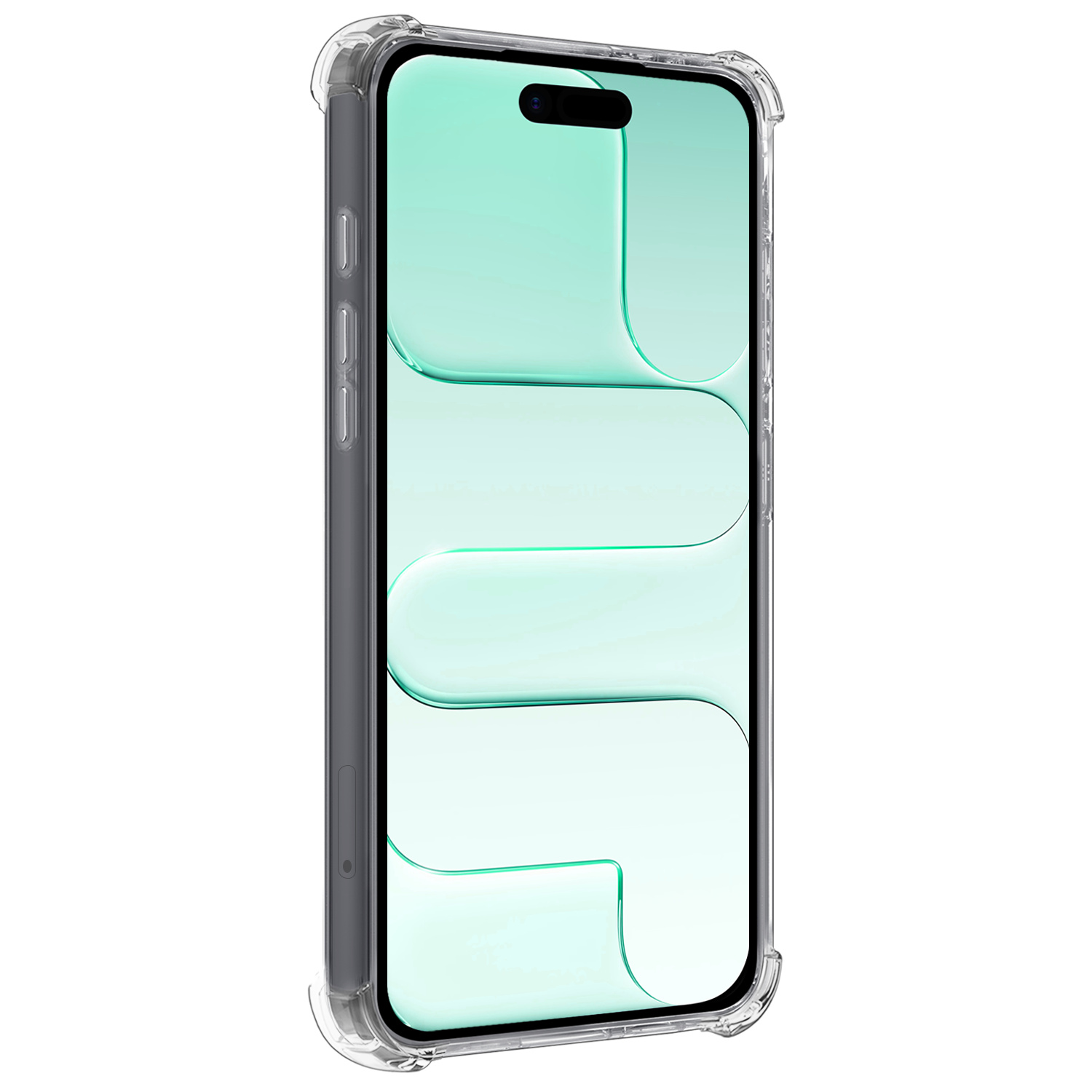 Forterra Forterra iPhone Air Hoesje Pashouder Met Screenprotector