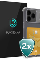 Forterra Forterra iPhone 17 Pro Max Hoesje Pashouder - 2 PACK