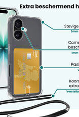 Forterra Forterra iPhone 17 Hoesje Pashouder met Koord