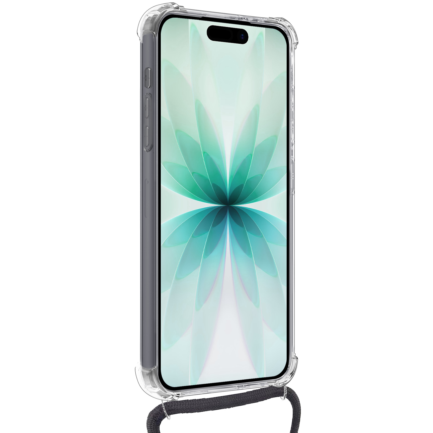 Forterra Forterra iPhone 17 Hoesje Pashouder met Koord Met 2x Screenprotector
