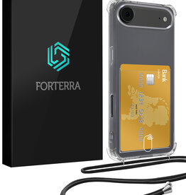 Forterra Forterra iPhone Air Hoesje Pashouder met Koord