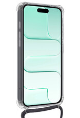 Forterra Forterra iPhone Air Hoesje Pashouder met Koord Met 2x Screenprotector