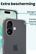 Forterra Forterra iPhone 17 Magsafe Hoesje Transparant Met Screenprotector