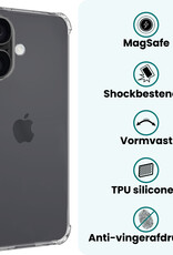 Forterra Forterra iPhone 17 Magsafe Hoesje Transparant Met 2x Screenprotector