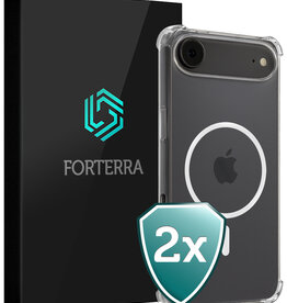 Forterra Forterra iPhone Air Magsafe Hoesje - Transparant - 2 PACK