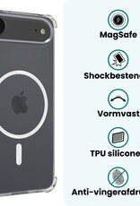 Forterra Forterra iPhone Air Magsafe Hoesje Transparant Met 2x Screenprotector