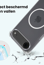 Forterra Forterra iPhone Air Magsafe Hoesje Transparant Met 2x Screenprotector