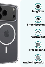 Forterra Forterra iPhone 17 Pro Max Magsafe Hoesje Transparant Met Screenprotector