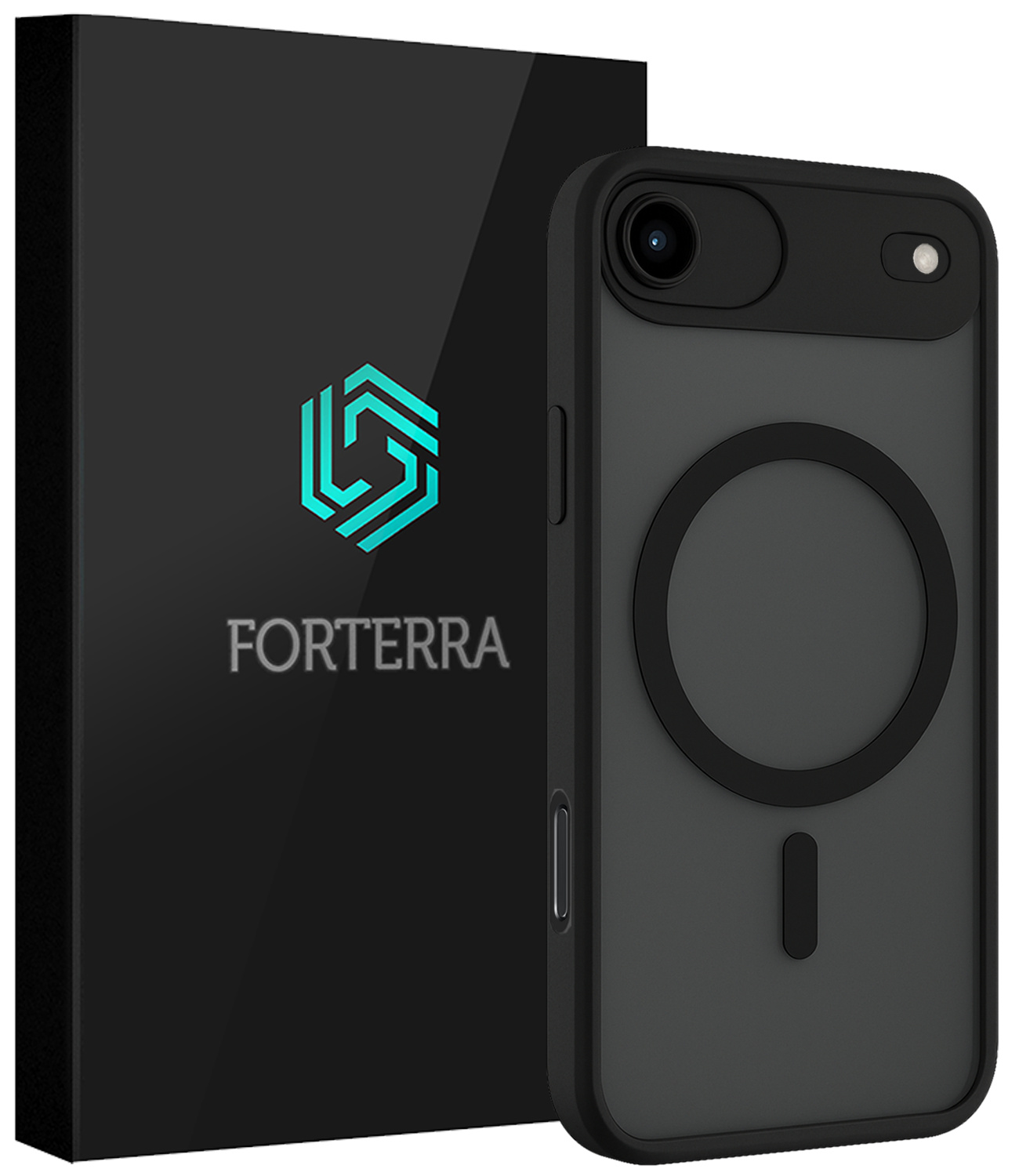 Forterra Forterra iPhone Air Magsafe Hoesje - Zwart