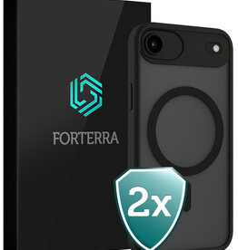 Forterra Forterra iPhone Air Magsafe Hoesje - Zwart - 2 PACK