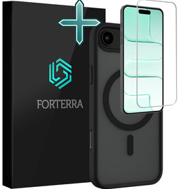 Forterra Forterra iPhone Air Magsafe Hoesje Zwart Met Screenprotector