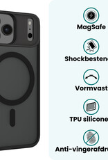 Forterra Forterra iPhone 17 Pro Magsafe Hoesje Zwart Met Screenprotector