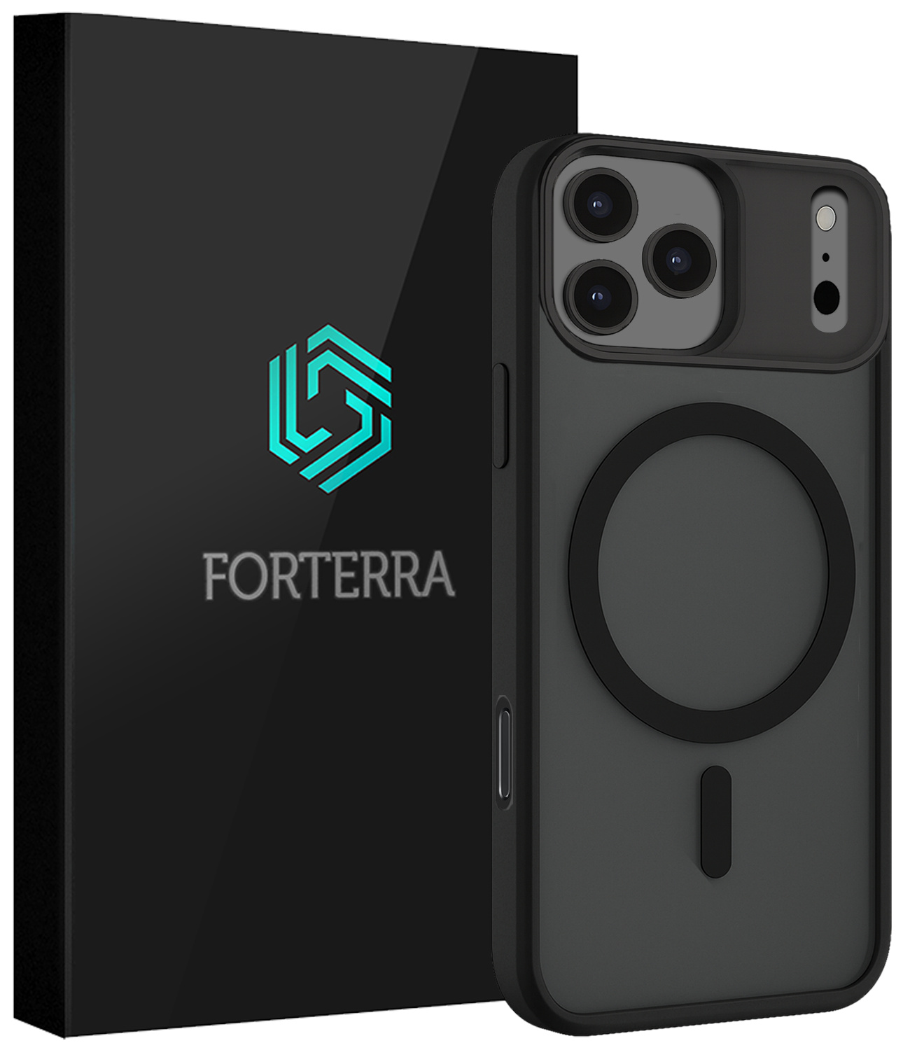 Forterra Forterra iPhone 17 Pro Max Magsafe Hoesje - Zwart