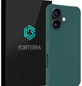 Forterra Forterra iPhone 17 Hoesje Siliconen - Donkergroen