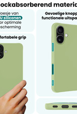 Forterra Forterra iPhone 17 Hoesje Siliconen - Groen