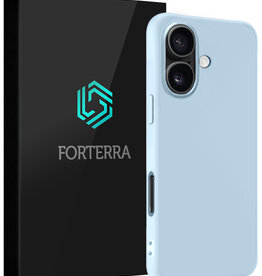Forterra Forterra iPhone 17 Hoesje Siliconen - Lichtblauw
