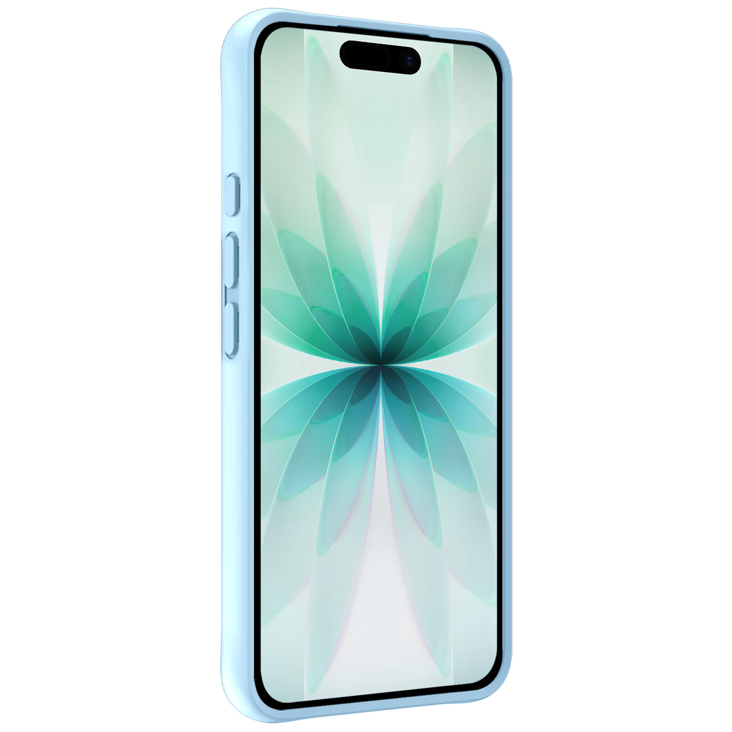 Forterra Forterra iPhone 17 Hoesje Siliconen - Lichtblauw