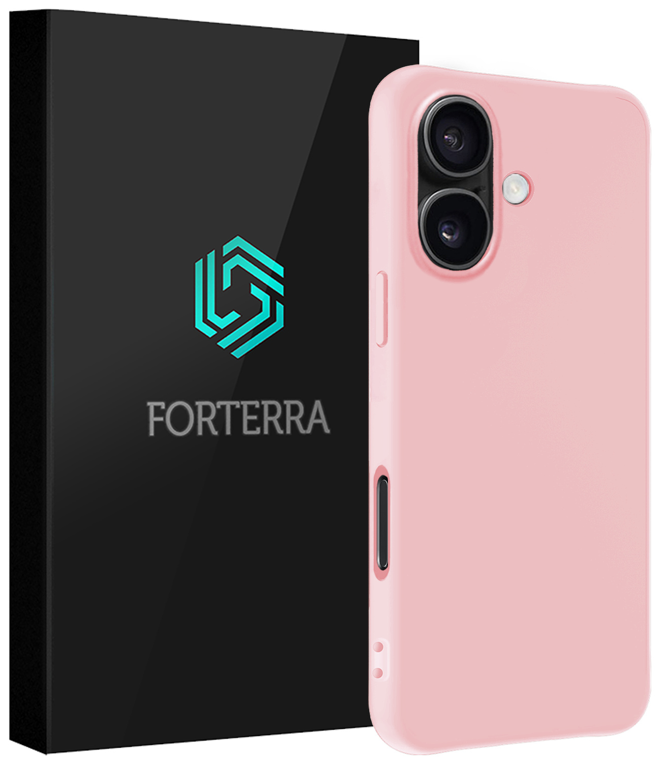 Forterra Forterra iPhone 17 Hoesje Siliconen - Lichtroze