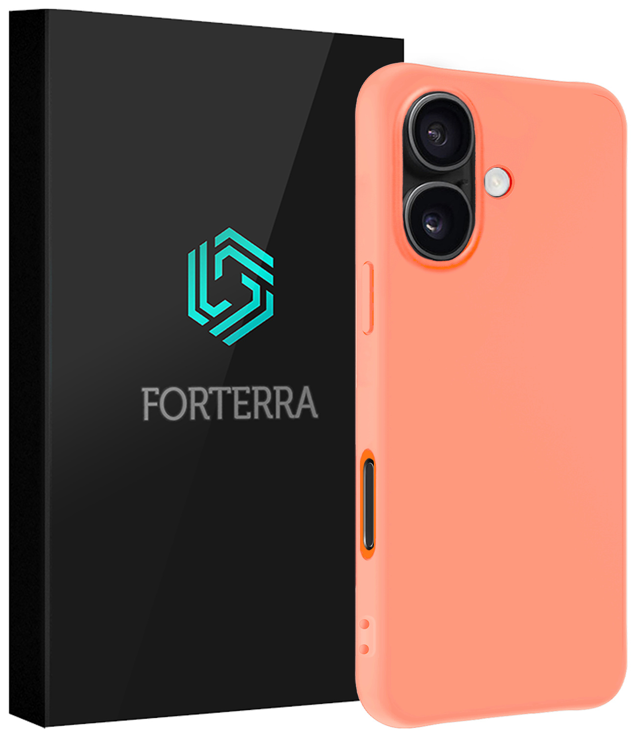 Forterra Forterra iPhone 17 Hoesje Siliconen - Perzik