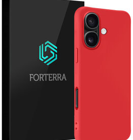 Forterra Forterra iPhone 17 Hoesje Siliconen - Rood