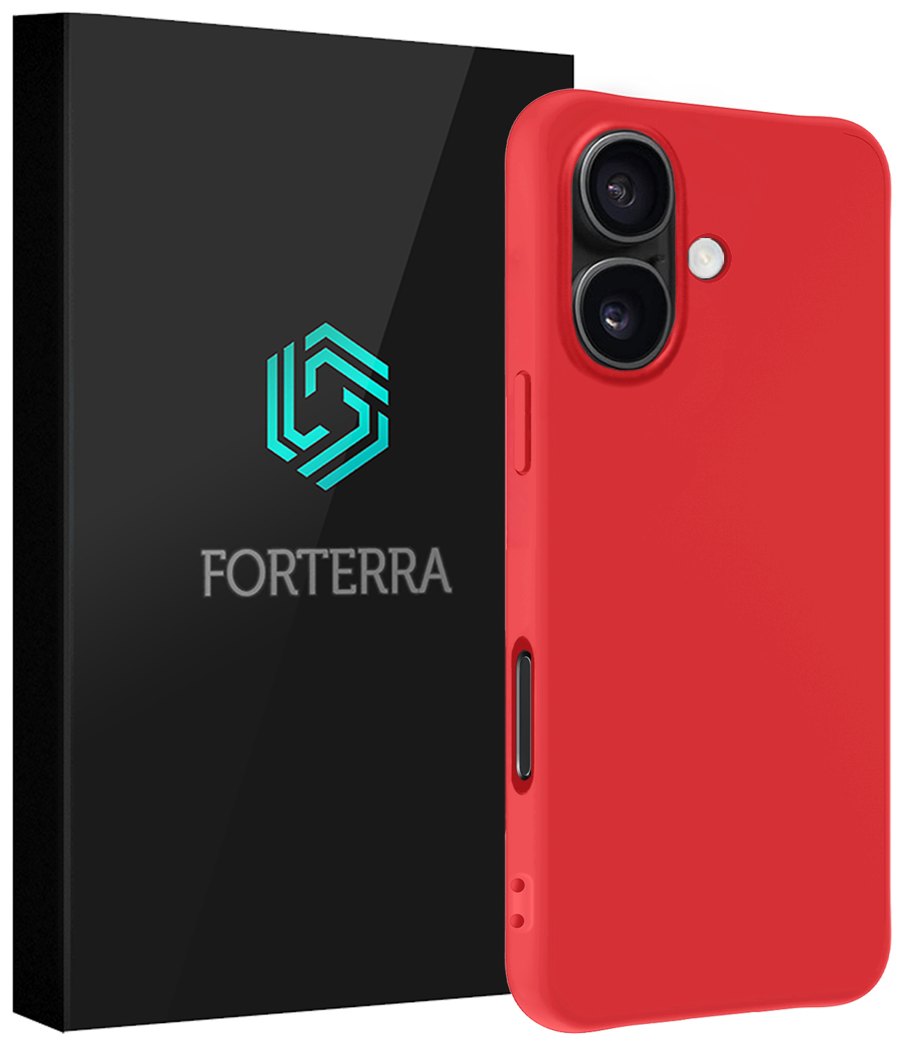 Forterra Forterra iPhone 17 Hoesje Siliconen - Rood