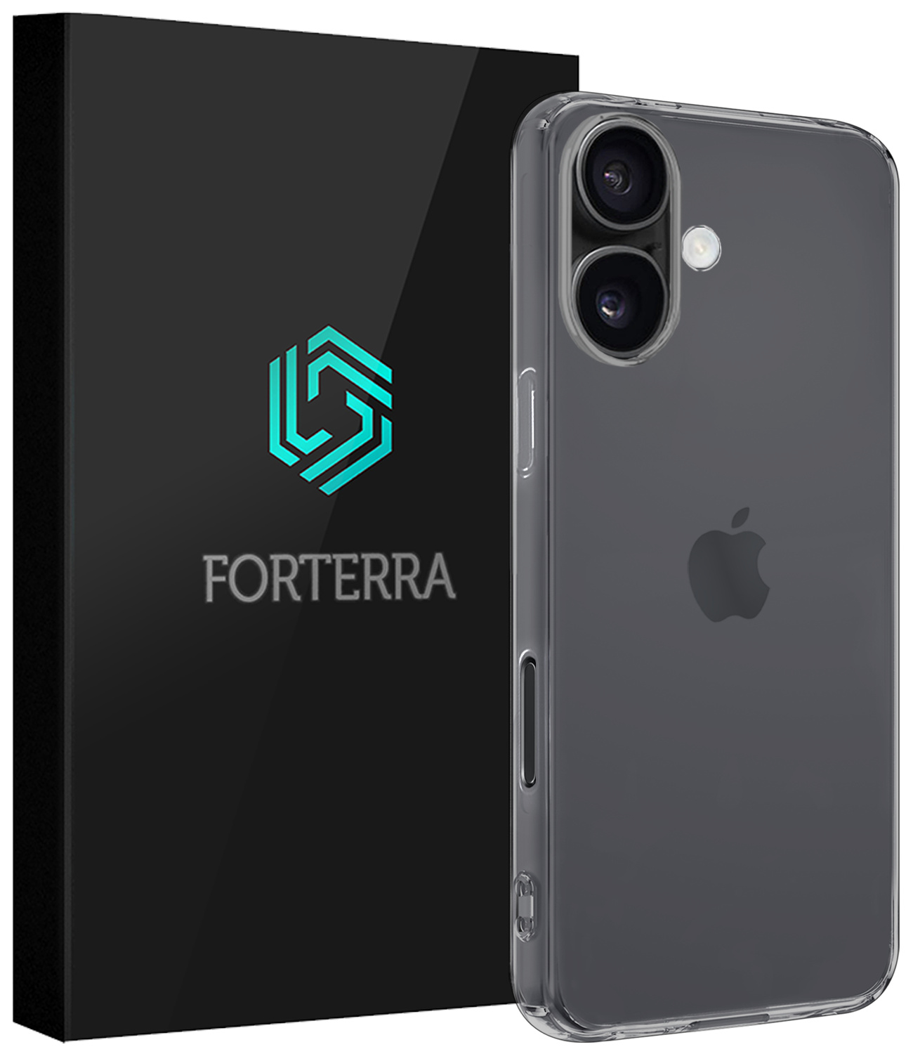 Forterra Forterra iPhone 17 Hoesje Siliconen - Transparant