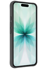 Forterra Forterra iPhone 17 Hoesje Siliconen - Zwart