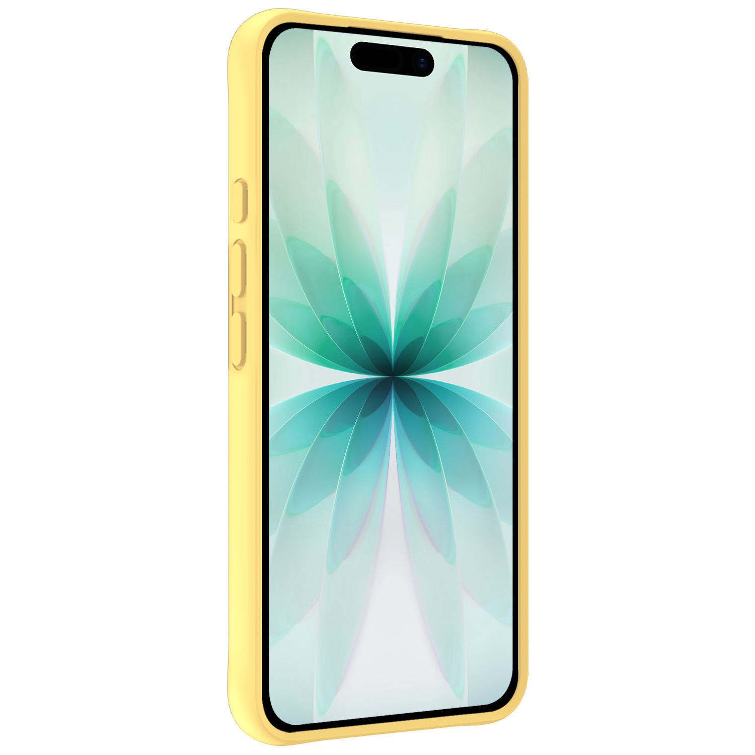 Forterra Forterra iPhone 17 Hoesje Siliconen - Geel - 2 PACK