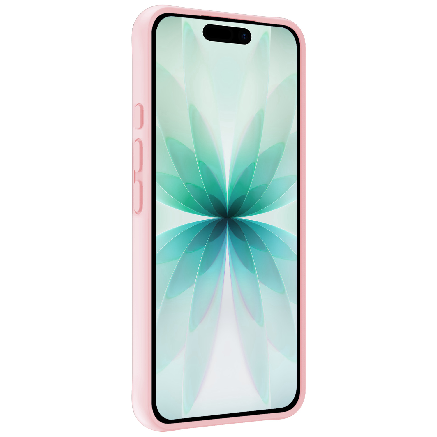 Forterra Forterra iPhone 17 Hoesje Siliconen - Lichtroze - 2 PACK