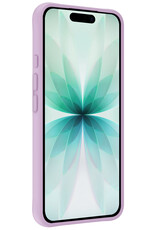 Forterra Forterra iPhone 17 Hoesje Siliconen - Lila - 2 PACK