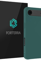 Forterra Forterra iPhone Air Hoesje Siliconen - Donkergroen