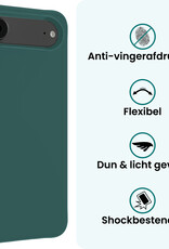 Forterra Forterra iPhone Air Hoesje Siliconen - Donkergroen