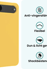 Forterra Forterra iPhone Air Hoesje Siliconen - Geel