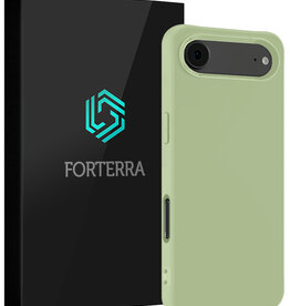 Forterra Forterra iPhone Air Hoesje Siliconen - Groen