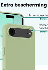 Forterra Forterra iPhone Air Hoesje Siliconen - Groen