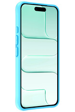 Forterra Forterra iPhone Air Hoesje Siliconen - Lichtblauw