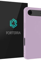 Forterra Forterra iPhone Air Hoesje Siliconen - Lila