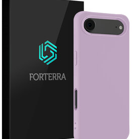 Forterra Forterra iPhone Air Hoesje Siliconen - Lila