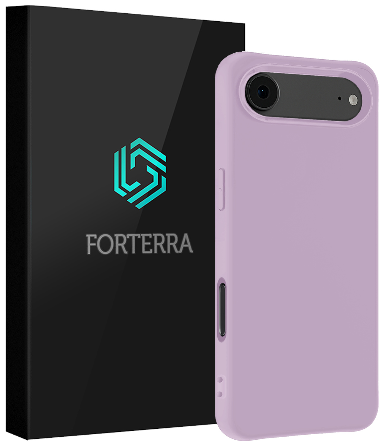 Forterra Forterra iPhone Air Hoesje Siliconen - Lila