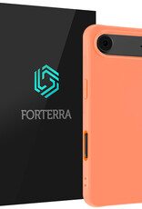 Forterra Forterra iPhone Air Hoesje Siliconen - Perzik