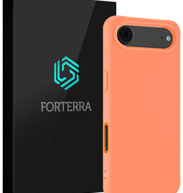 Forterra Forterra iPhone Air Hoesje Siliconen - Perzik