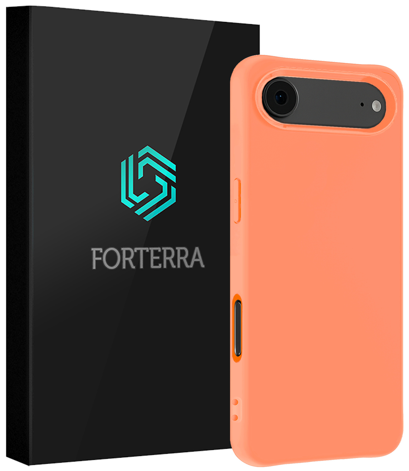 Forterra Forterra iPhone Air Hoesje Siliconen - Perzik