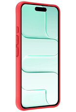 Forterra Forterra iPhone Air Hoesje Siliconen - Rood